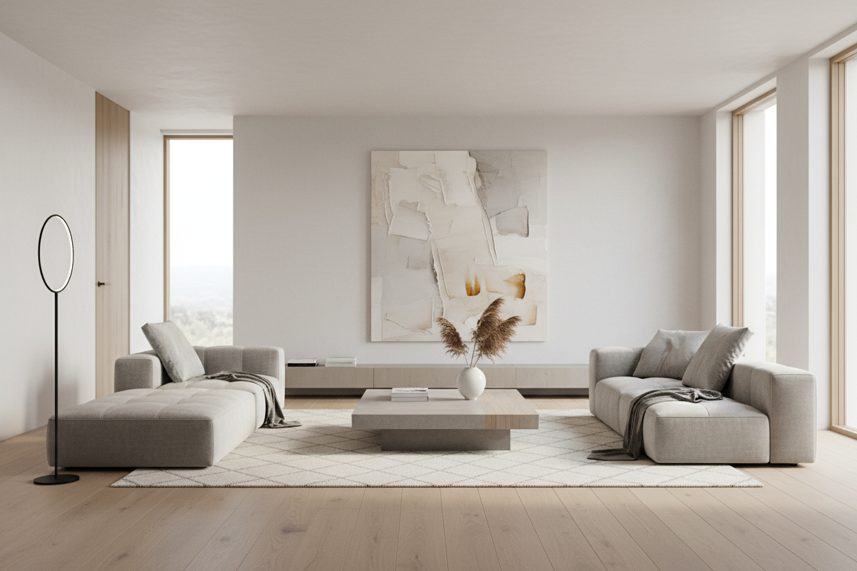 Modern Minimalist Living Spaces