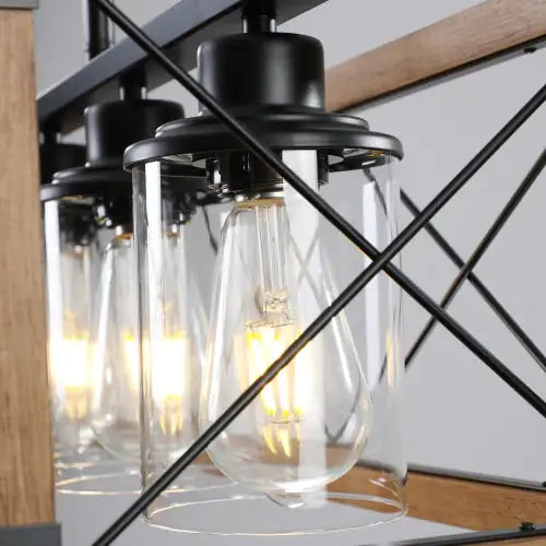 Modern Farmhouse Linear Chandelier
