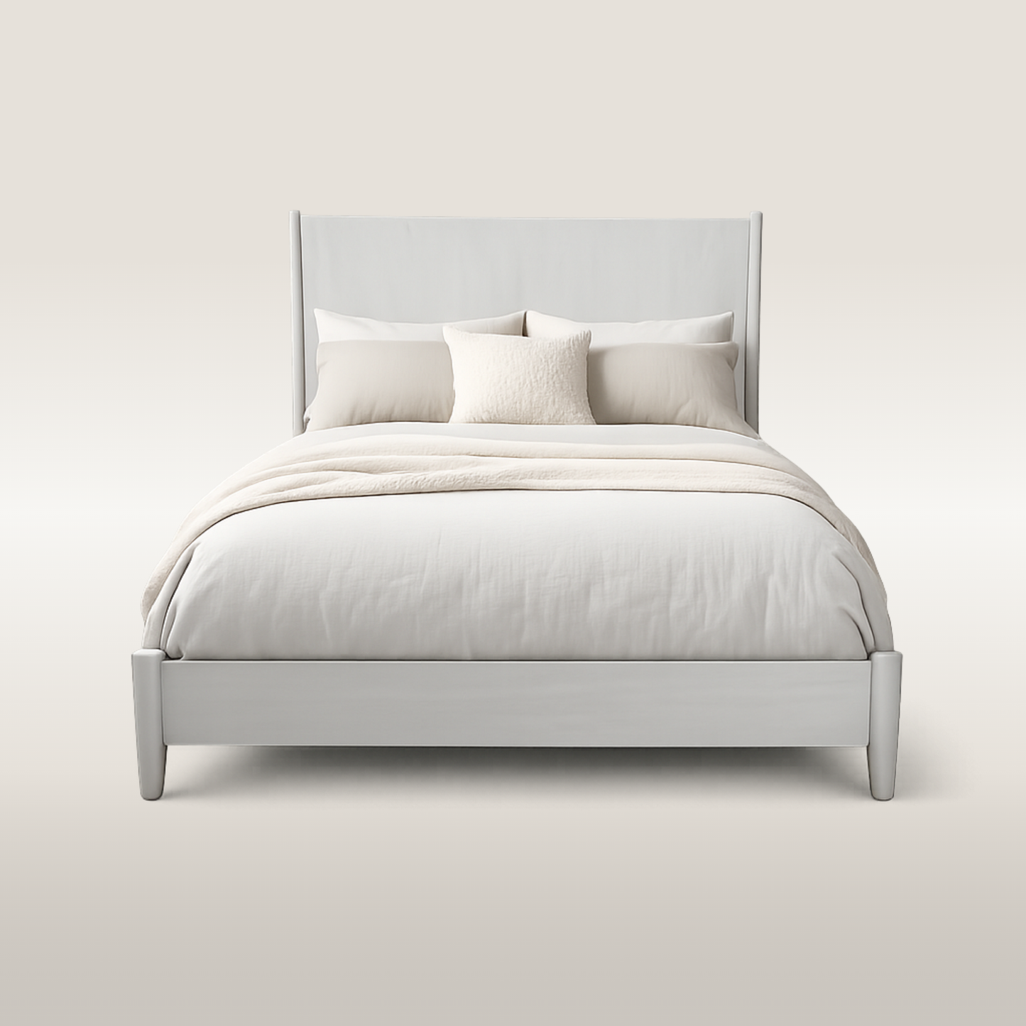Flynn Panel Bed, Gray