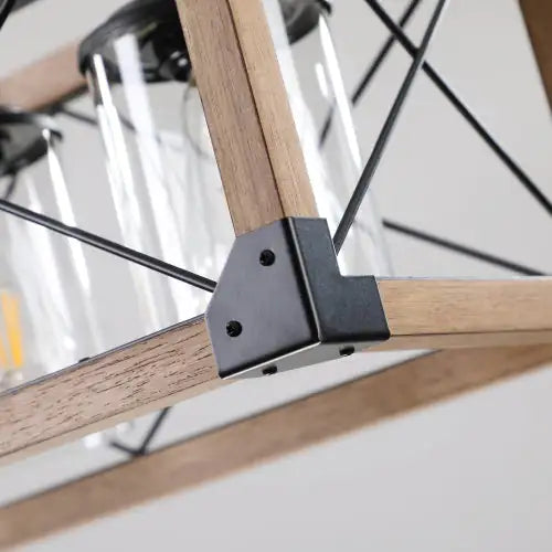 Modern Farmhouse Linear Chandelier